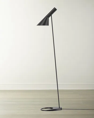 Louis Poulsen Aj Floor Lamp, 51" In Black