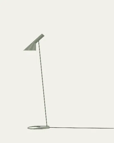 Louis Poulsen Aj Floor Lamp In Pale Petroleum