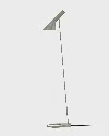 Louis Poulsen Aj Steel Floor Lamp In Pale Petroleum