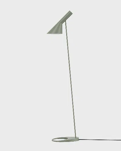 Louis Poulsen Aj Floor Lamp In Pale Petroleum