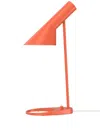 Louis Poulsen Aj Mini Steel Table Lamp In Orange
