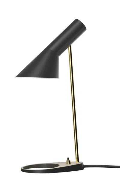 Louis Poulsen Aj Mini Table Brass Lamp In Black