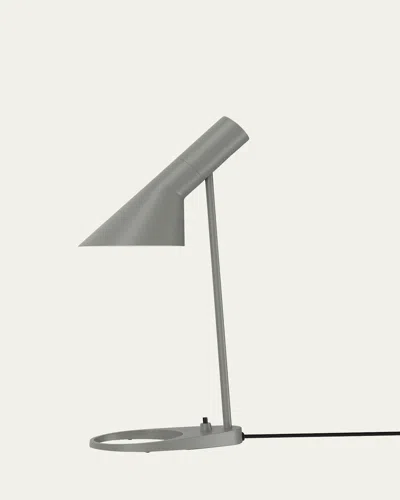 Louis Poulsen Aj Mini Table Lamp, 17" In Gray