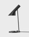 Louis Poulsen Aj Mini Steel Table Lamp In Black