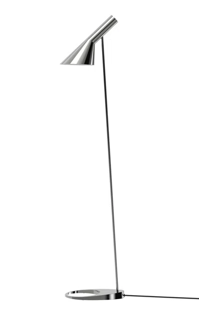 Louis Poulsen Aj Steel Floor Lamp In Metallic