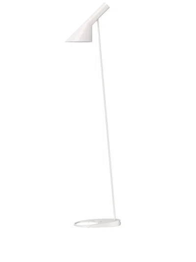 Louis Poulsen Aj Steel Floor Lamp In White