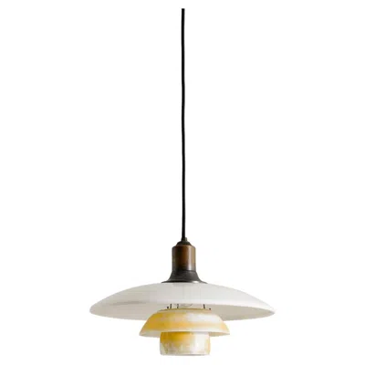 Pre-owned Louis Poulsen Early Danish Ceiling Lamp Pendant "ph-3 / D.r.p" By Poul Henningsen, 1930s In Sand