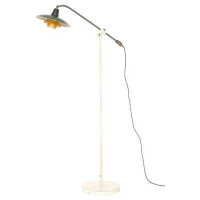 Pre-owned Louis Poulsen Early Poul Henningsen, 'water Pump' Floor Lamp, 1940's In Sand