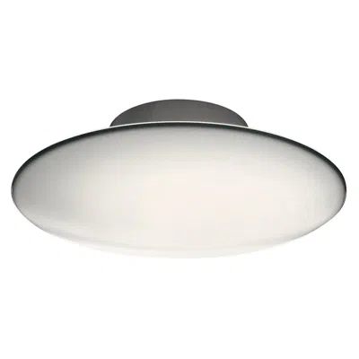 Pre-owned Louis Poulsen Large Arne Jacobsen 'eklipta' Wall Or Ceiling Light For  In Transparent