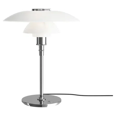 Pre-owned Louis Poulsen Large Poul Henningsen 'ph 4½-3½' Glass Table Lamp For  In Transparent