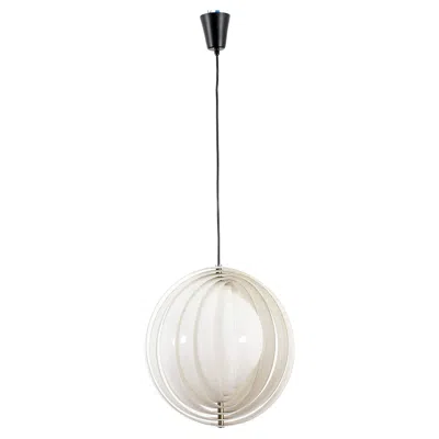 Pre-owned Louis Poulsen Moon Suspension Lamp Made To Acrylic By V. Panton For L. Poulsen 60s Denmark In Sand