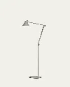 Louis Poulsen Njp Floor Lamp In Light Aluminum Grey