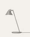 Louis Poulsen Njp Mini Lamp In Light Aluminum Grey