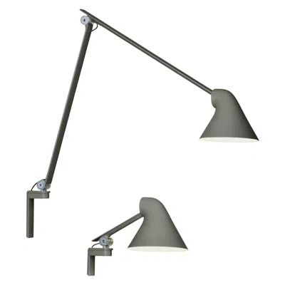 Pre-owned Louis Poulsen Oki Sato Njp Grey Large Wall Light For  In Gray