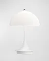 Louis Poulsen Panthella Portable Acrylic Lamp, 9" In Opal