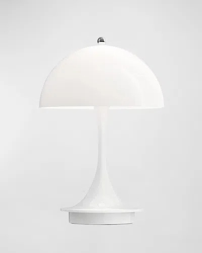 Louis Poulsen Panthella Portable Acrylic Lamp, 9" In Opal