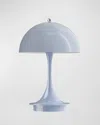 Louis Poulsen Panthella Portable Acrylic Lamp, 9" In Pale Blue