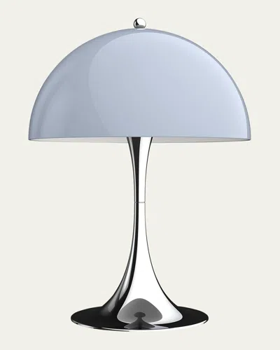 Louis Poulsen Panthella 320 Table Lamp, Grey Opal Acrylic In Blue