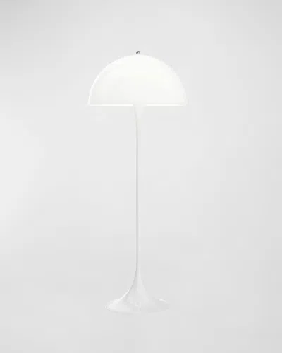 Louis Poulsen Panthella Acrylic Floor Lamp In White Opal Acrylic