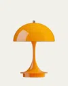 Louis Poulsen Panthella Portable Acrylic Table Lamp In Orange
