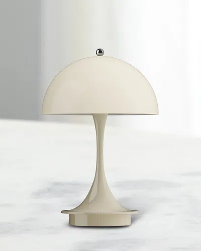 Louis Poulsen Panthella Portable Acrylic Table Lamp, 10" In Sand