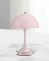 Louis Poulsen Panthella Portable Acrylic Table Lamp In Opal Rose