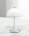 Louis Poulsen Panthella Portable Acrylic Table Lamp In Opal White