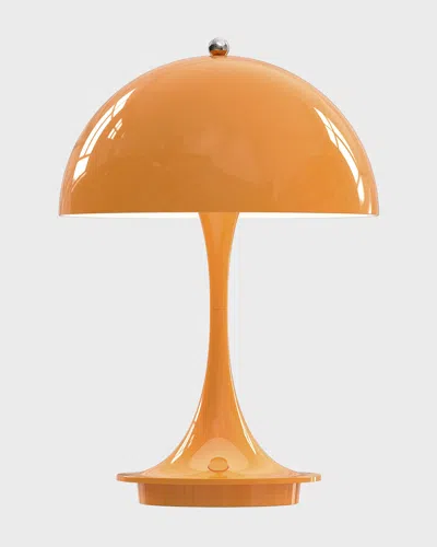 Louis Poulsen Panthella 160mm Portable Lamp In Orange