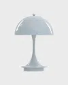Louis Poulsen Panthella Portable Acrylic Lamp, 9" In Pale Blue