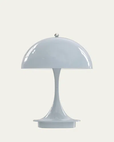Louis Poulsen Panthella Portable Metal Lamp, 9" In Dv Pale Blue