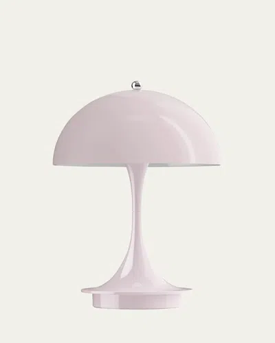 Louis Poulsen Panthella Portable Metal Lamp, 9" In Dv Pale Blue Acrylic