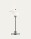 Louis Poulsen Ph 2/1 Chrome-plated Table Lamp In High Lustre Chrome Plated