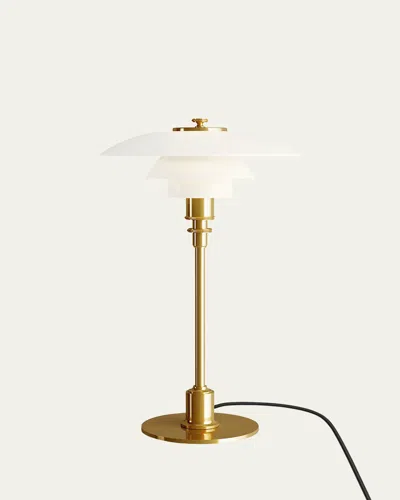 Louis Poulsen Ph 2/1 Table Lamp, 14" In Gold