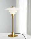 Louis Poulsen Ph 2/1 Table Lamp, 14" In Gold