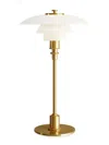 Louis Poulsen Ph 2/1 Table Lamp In Brass Metalized