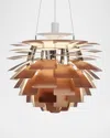 Louis Poulsen Ph 24" Artichoke Pendant In Copper