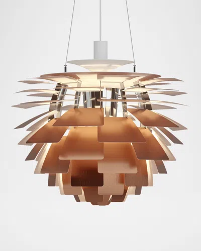 Louis Poulsen Ph 24" Artichoke Pendant In Copper