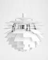 Louis Poulsen Ph 24" Artichoke Pendant In White