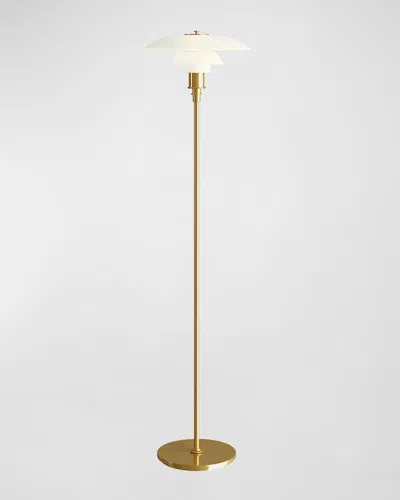 Louis Poulsen Ph 3-2 Floor Lamp In Gold