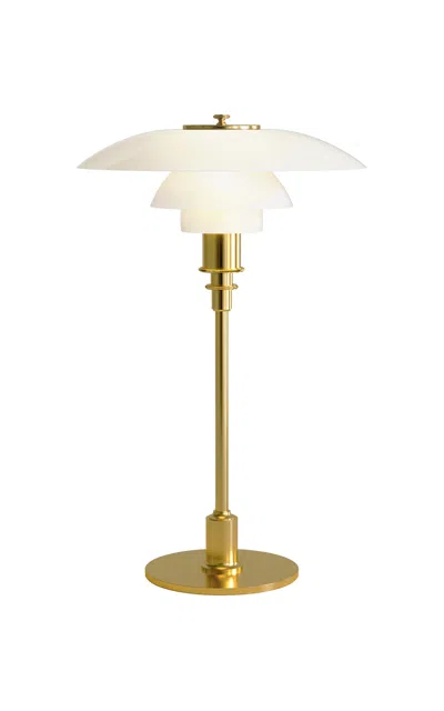 Louis Poulsen Ph 3/2 Glass Table Lamp In Gold
