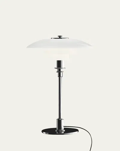 Louis Poulsen Ph 3/2 High-lustre Table Lamp In High Lustre Chrome Plated