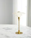 Louis Poulsen Ph 3/2 Table Lamp - 19" In Brass Metalized