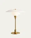 Louis Poulsen Ph 3/2 Table Lamp, 18" In Gold