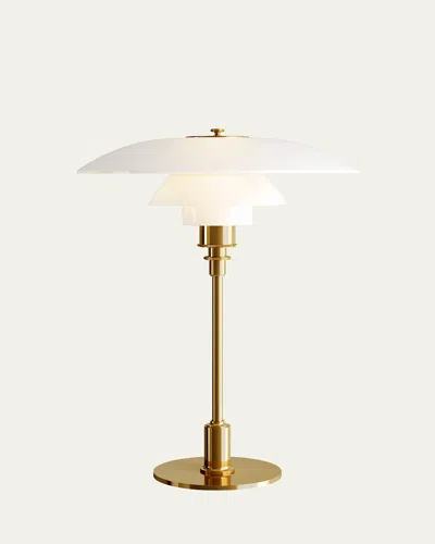 Louis Poulsen Ph 3/2 Table Lamp, 18" In Gold