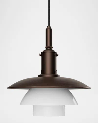 Louis Poulsen Ph 3/3 12" Pendant In Brown