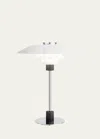 Louis Poulsen Ph 4/3 White Glass Table Lamp In White