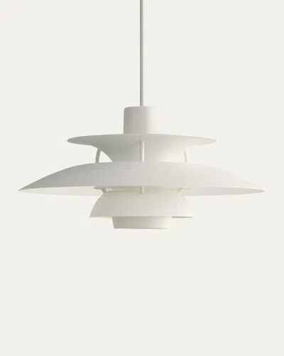 Louis Poulsen Ph 5 Mini Pendant Light, 12" In White