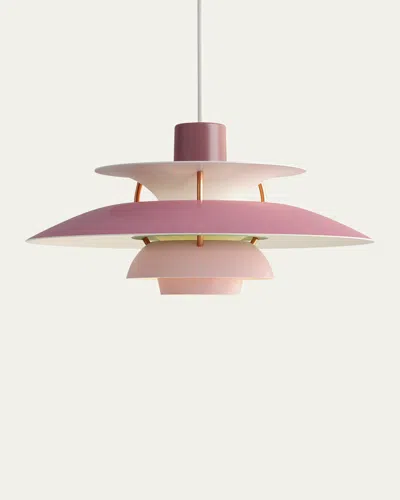 Louis Poulsen Ph 5 Mini Pendant Light, 12" In Pink