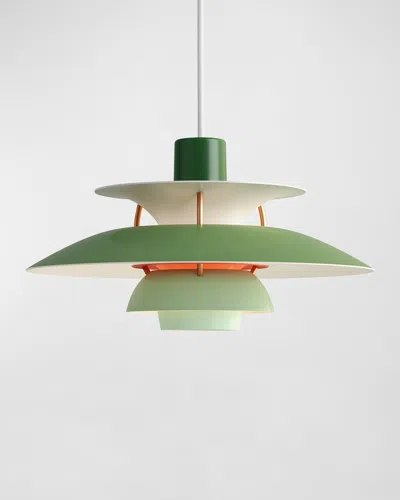 Louis Poulsen Ph 5 Mini Pendant Lamp In Hues Of Green