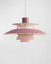 Louis Poulsen Ph 5 Mini Pendant Light In Hues Of Rose